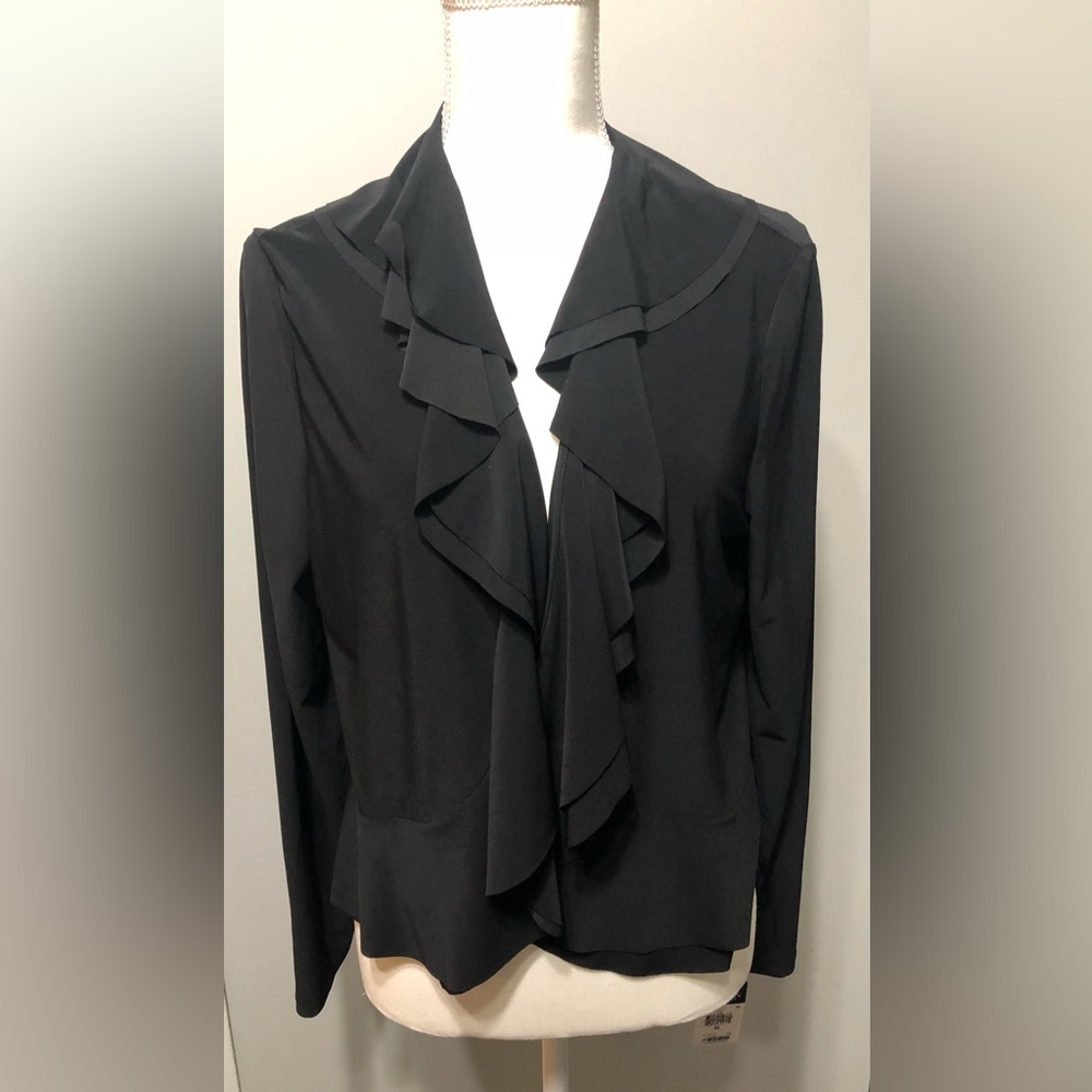 NWT Lauren by Ralph Lauren black womens  jacket size XL.